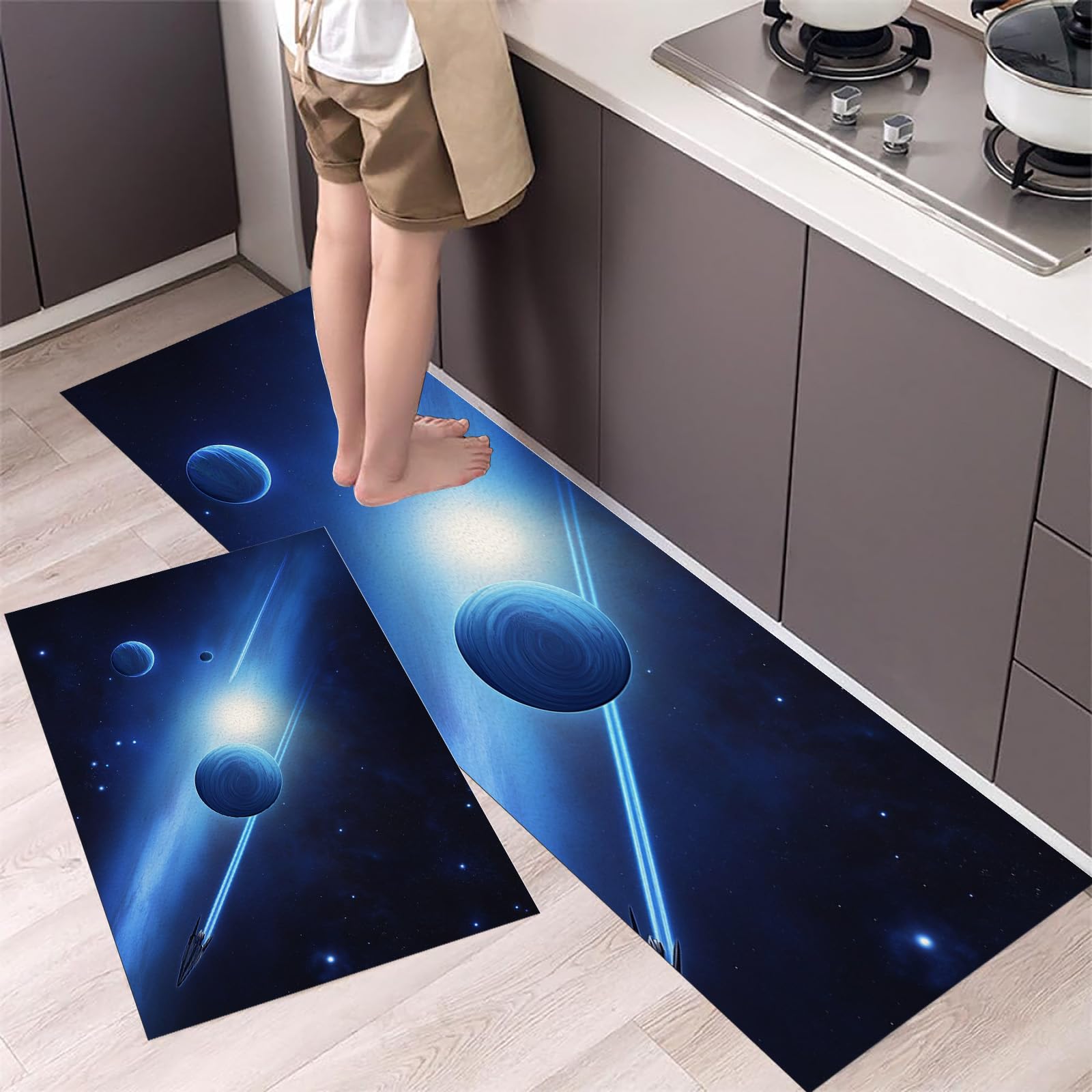 Alfombras antifatiga duraderas y lavables para proteger el suelo de tu cocina
