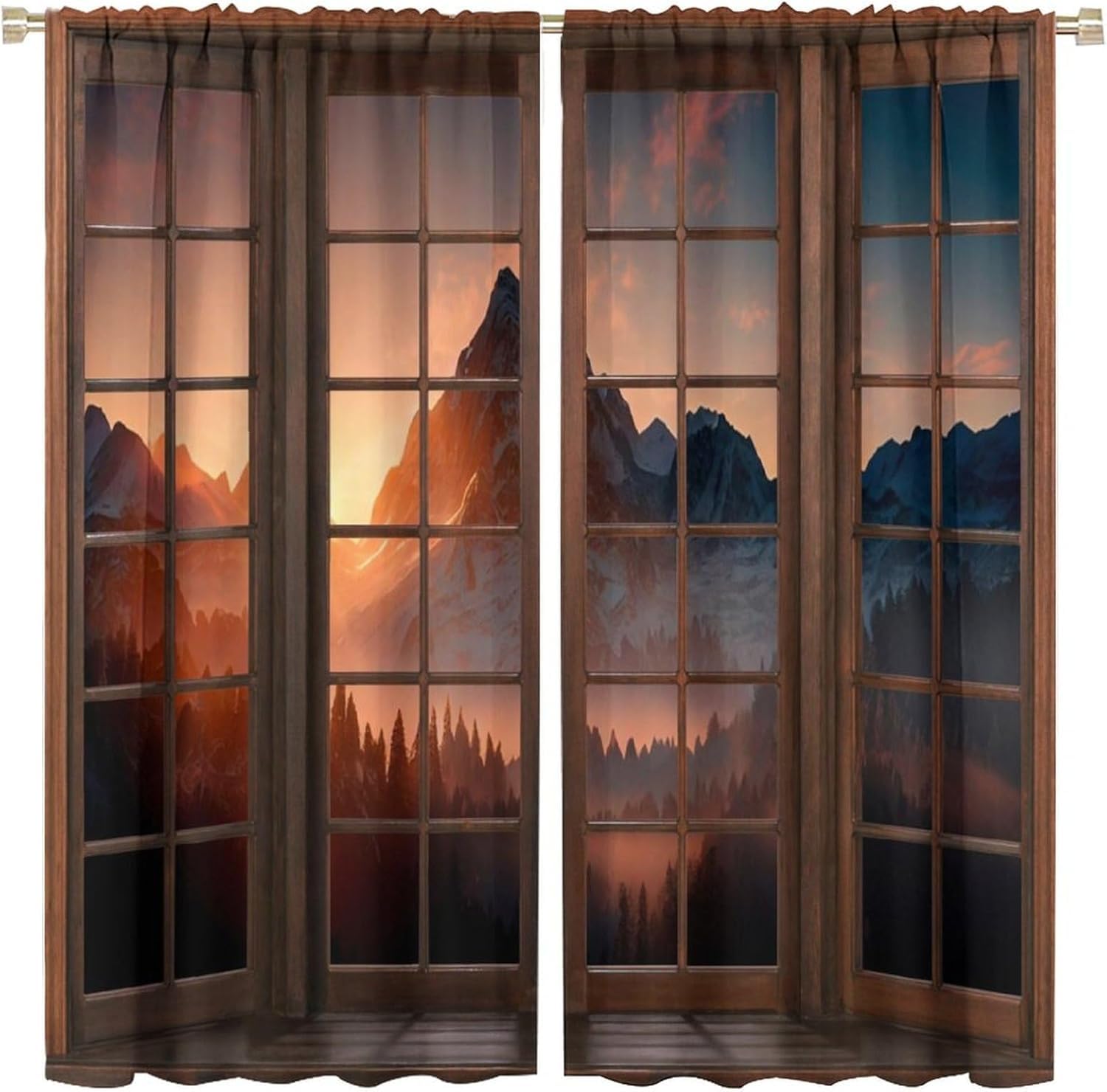 Rideaux occultants 3D isolation thermique contre le froid et la lumière