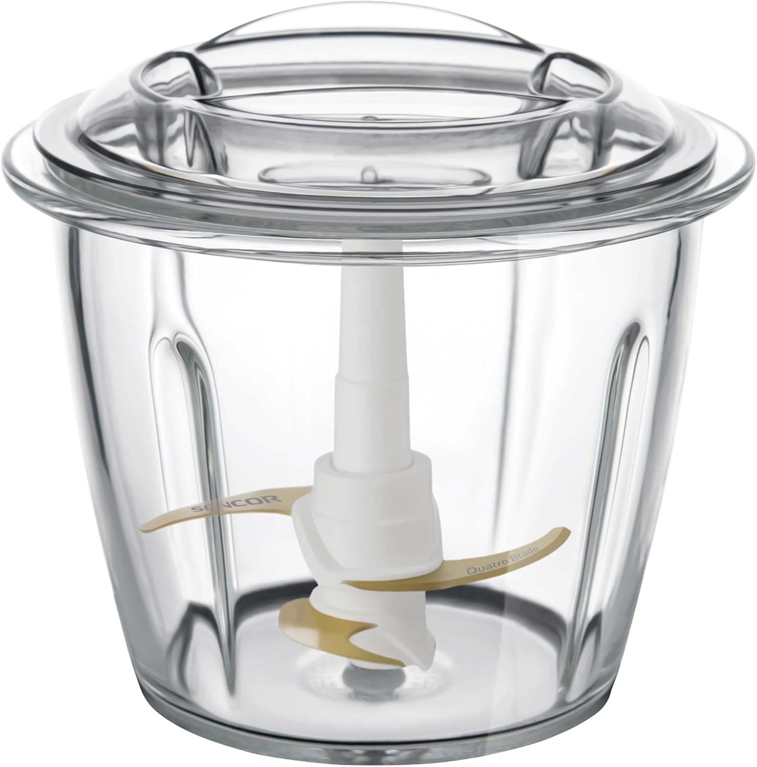 SENCOR Food Chopper glass bowl with blades inserted