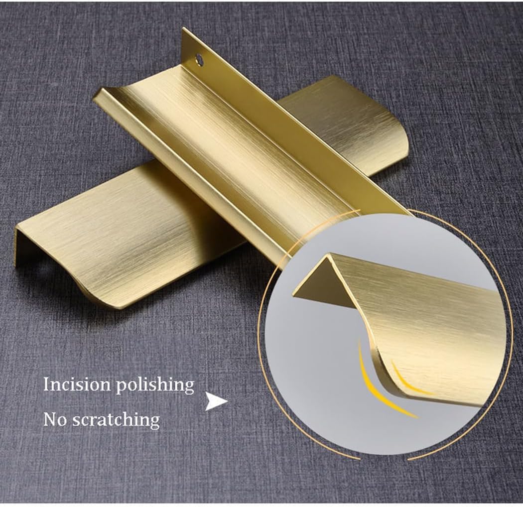 Uchwyty kuchenne ze stopu aluminium, uchwyty do szuflad, gałki meblowe, białe, 2 sztuki(Hole distance 256mm)