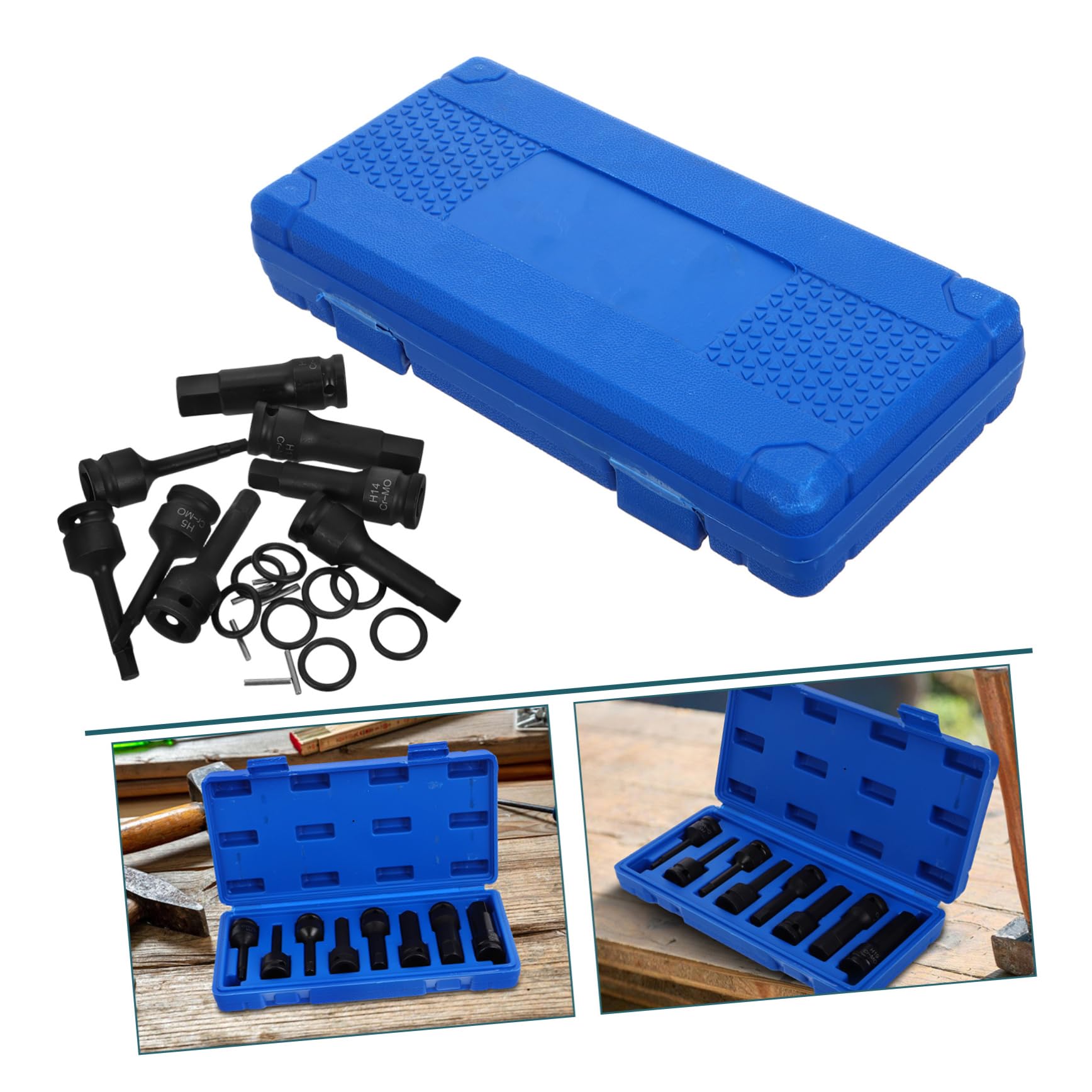 Mobestech 1set Bussole Esagonali Accessori Per Avvitatori Pneumatici Leggeri e Resistenti Facile Da Trasportare e Precisi Per Professionali