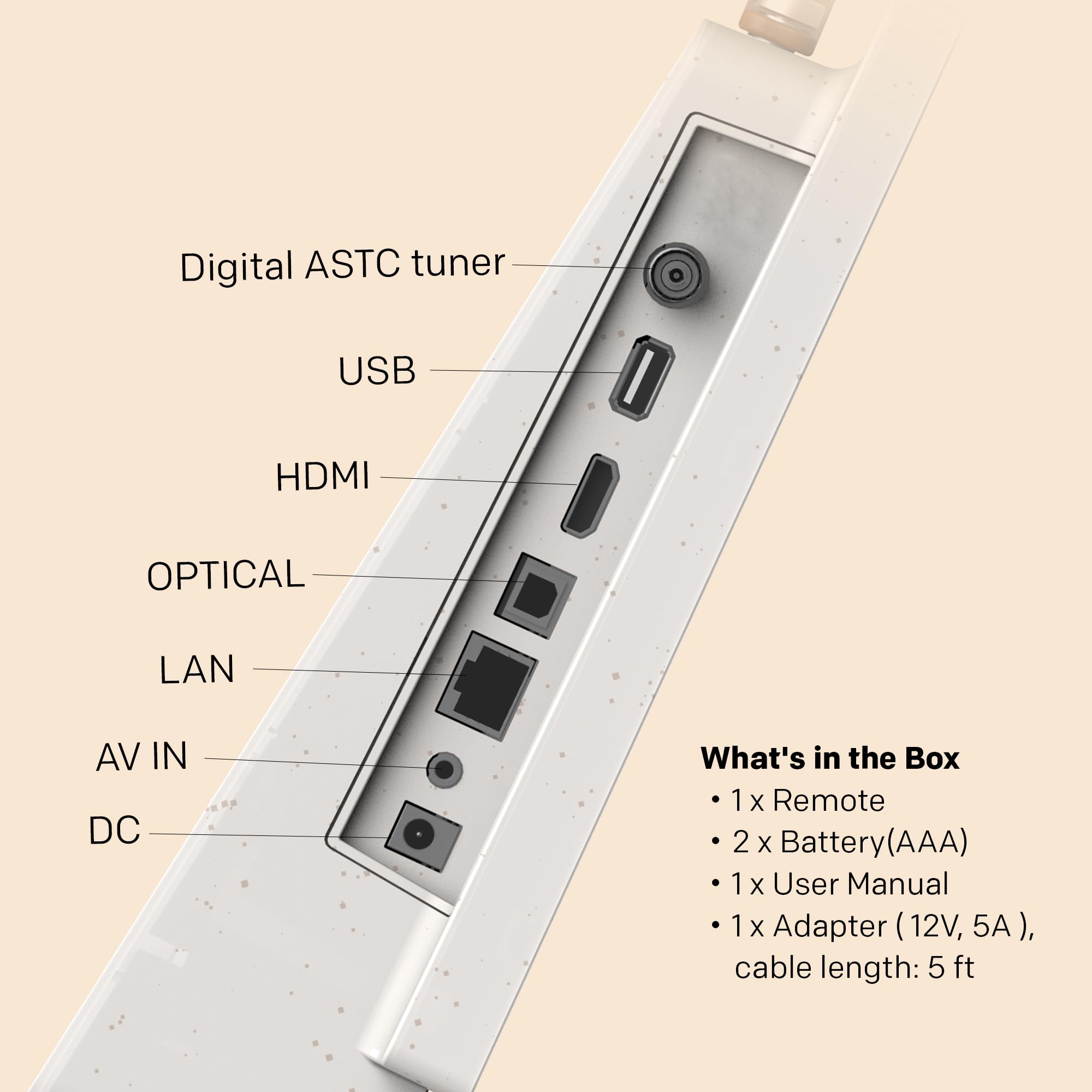 SKYWORTH 24型 ポータブル スマート テレビ 新品 SKYWORTH Portable 24