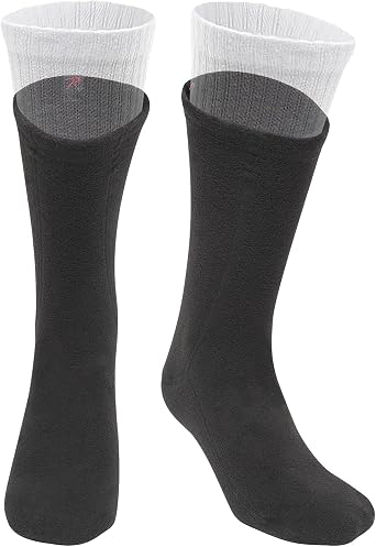 Rothco Polar Fleece Boot Liners, Black, XL