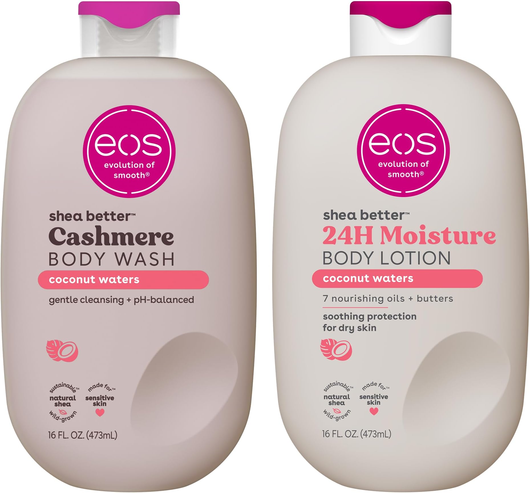 Shea Better Body Lotion+ Body Wash, Coconut Waters