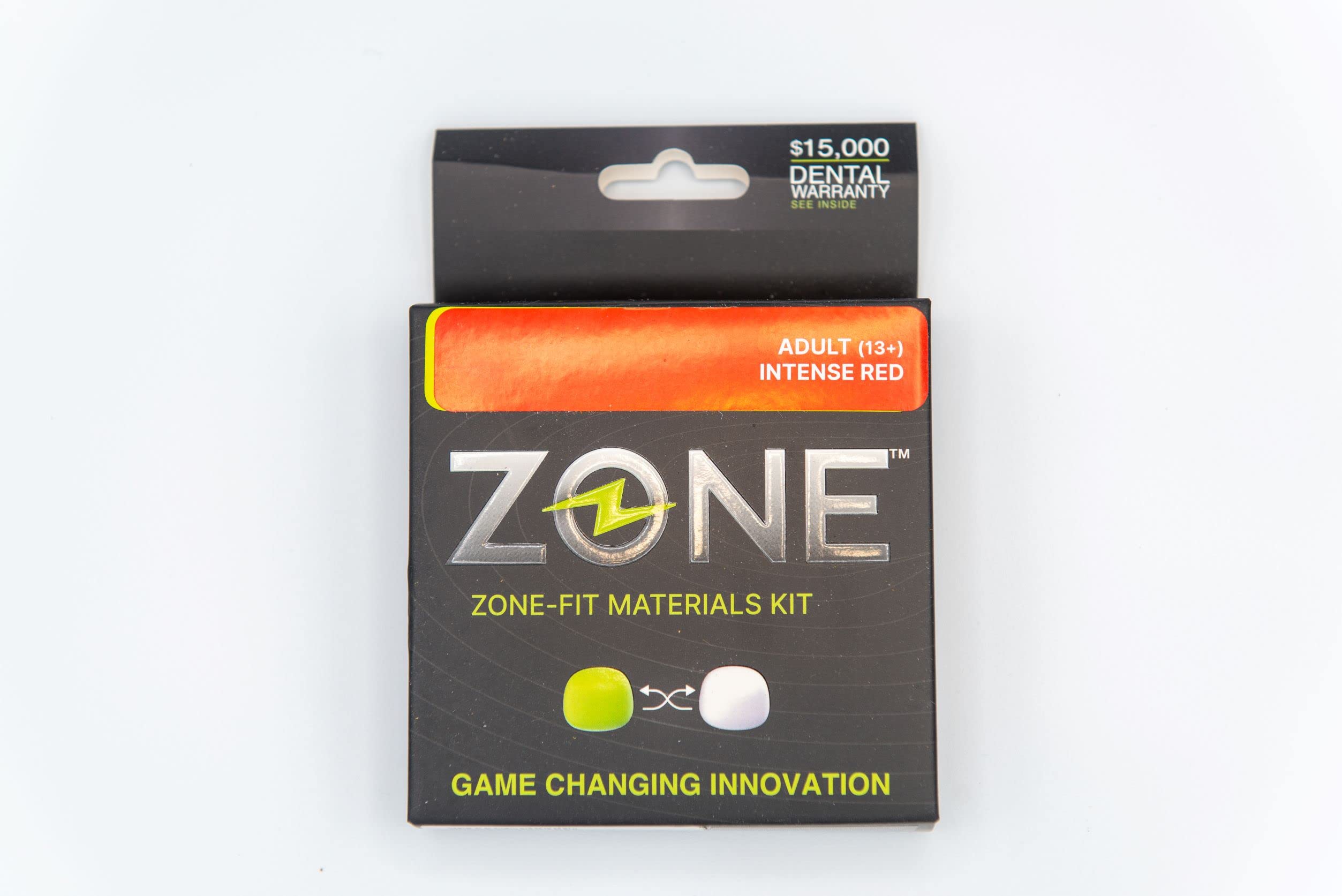 Zone-Fit Materials Kit. Replacement Putty only for ZONE mouthguards. (Adult, Intense Red)