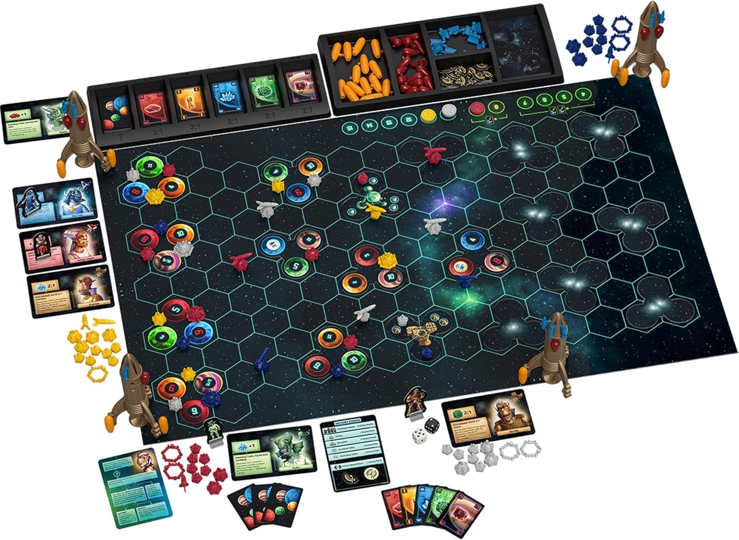 CATAN Starfarers - English: Brettspiel für Strategie-Fans ab 12 Jahren, für 6 Spieler