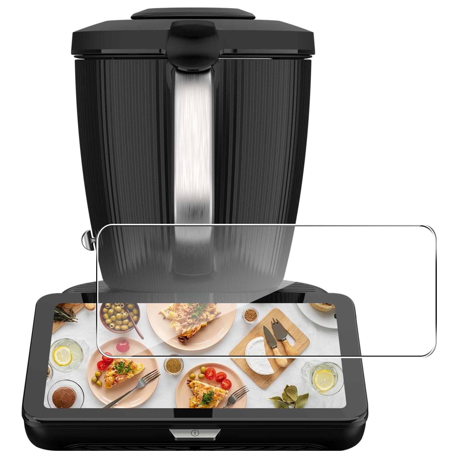 Vanrain Schutzfolie für Panzerglas für Vorwerk Thermomix TM7, Panzer Schutz Glas Displayschutz Folie 9H Härte Schutzglas HD Klar Anti-Kratze Blasenfrei