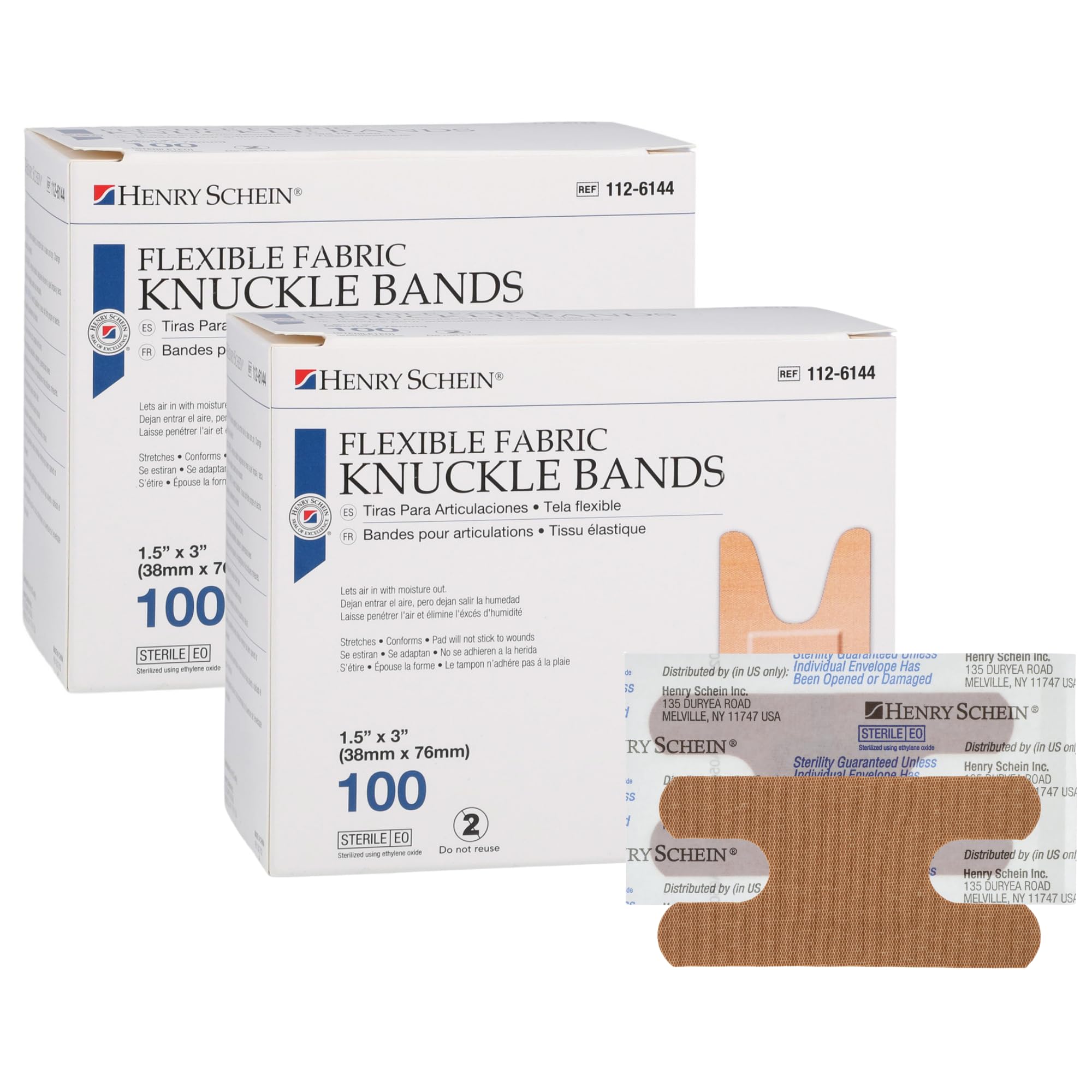 Henry Schein Fabric Knuckle Bandages