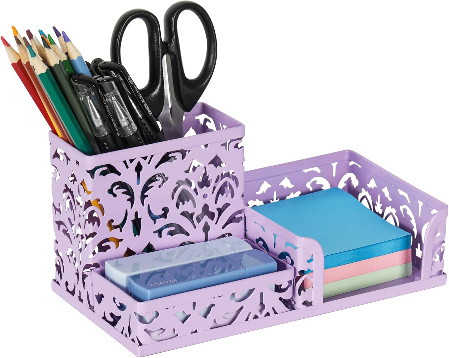 Wltotuay Acrylic Desk Organizer Pen Holder - Multi-Use Pencil Cup - View #12