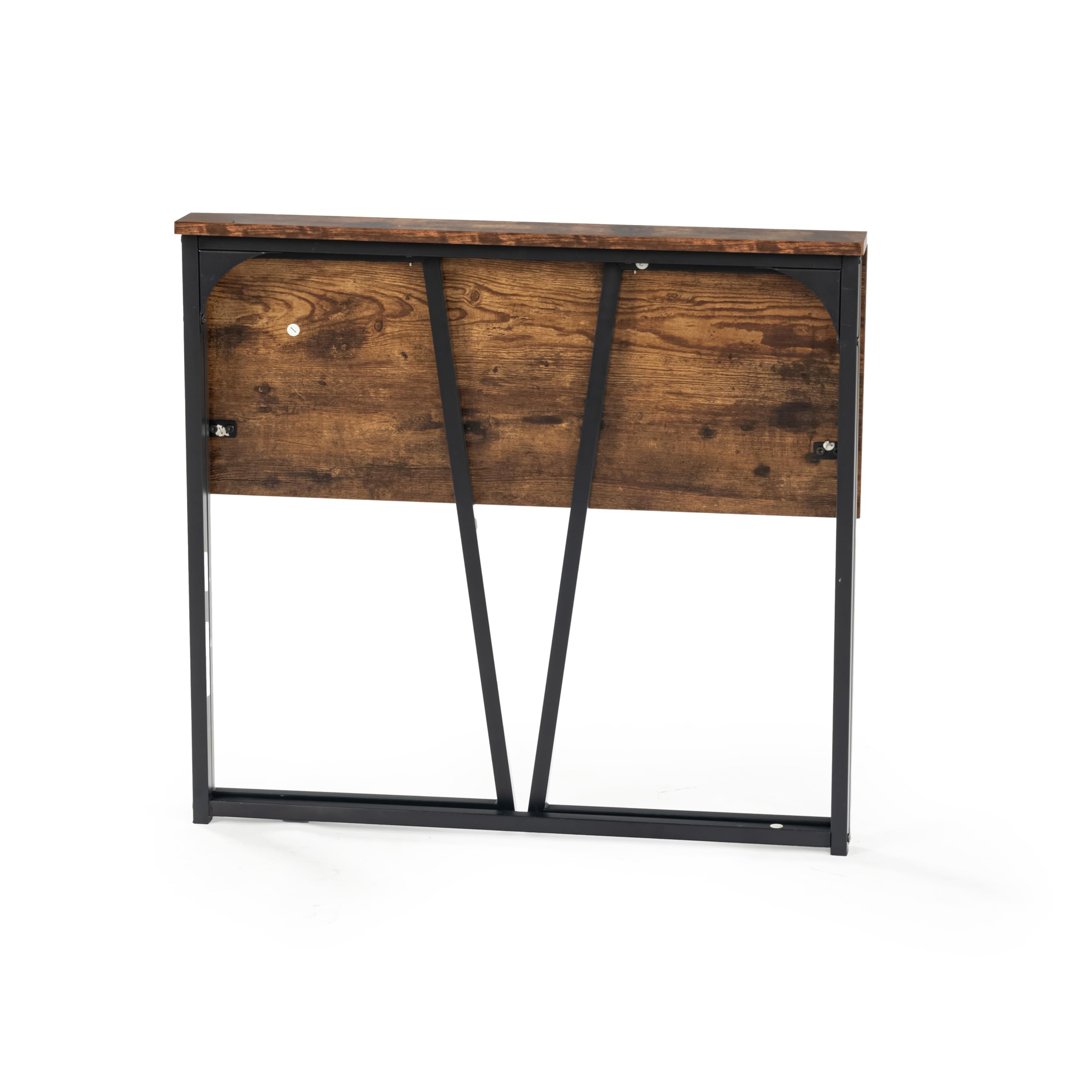 FurnitureR - Mesa Plegable Multiusos para Ocio Creativo, Superficie de Madera con Estante Elevado, Ideal para Dibujo, Artista, Ocio Creativo, fácil de Mover, 80 x 40 x 74 cm