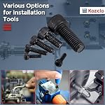300pcs M4 Socket Head Cap Screws Bolts Nuts Assortment Kit - [M4x6/8/10/12/16/20/25/30mm] Alloy Steel Fully Threaded Black Oxide 12.9 Internal Hex Screw for 3D Printer Use