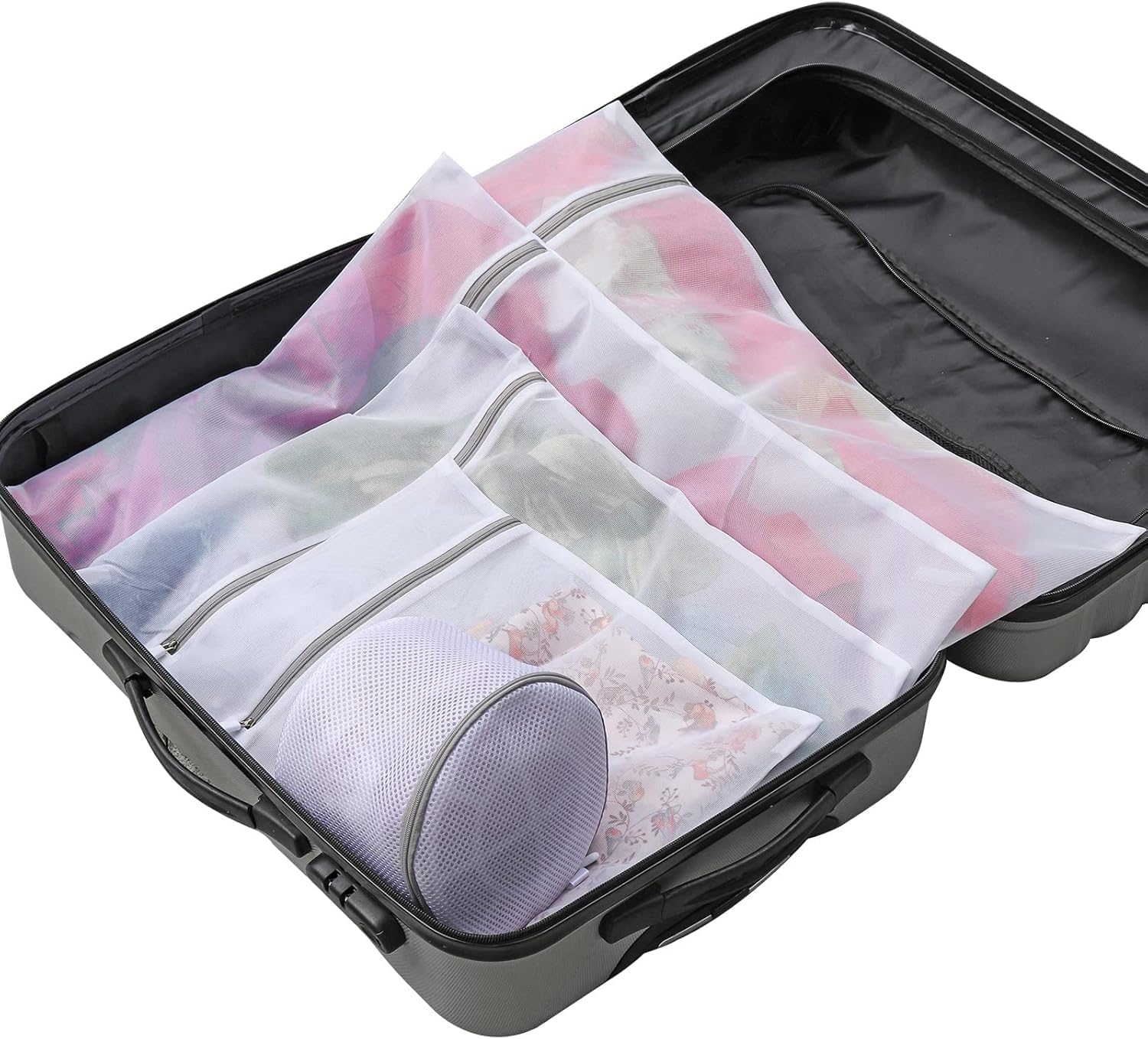 Sacos para Lavar Roupas Máquina de Lavar - Kit de 5 Saco Lavar Roupa Duráveis para Roupas Delicadas | Proteção Total Contra Danos e Desgaste | Zíper Reforçado | Perfeito para Roupas Íntimas, Sacos para Lavar Roupas Máquina de Lavar - Kit de 5 Saco Lavar Roupa Duráveis para Roupas Delicadas | Proteção Total Contra Danos e Desgaste | Zíper Reforçado | Perfeito para Roupas Íntimas,