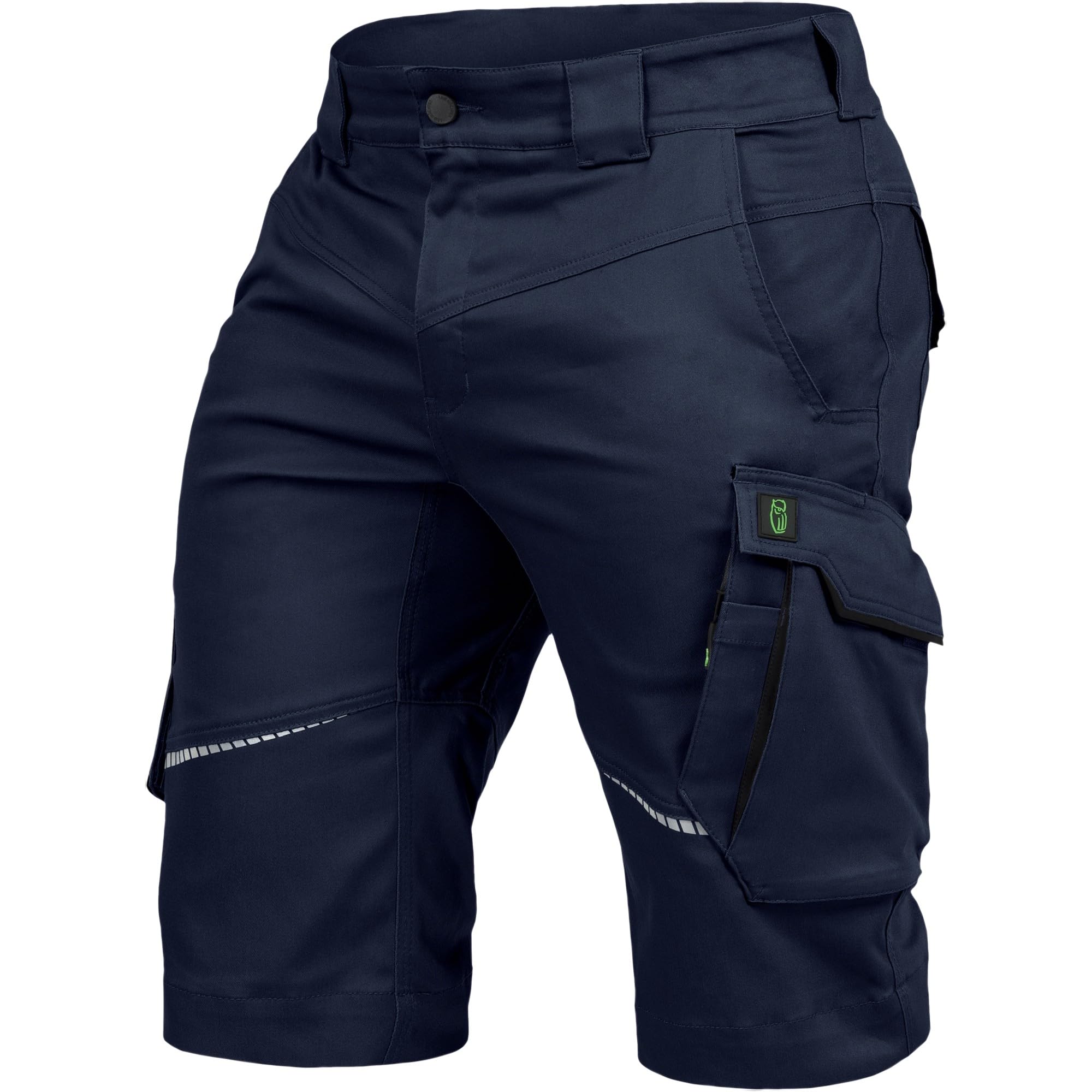 Leibwächter Arbeitsshorts Herren Flex Line – Robuste Cargo Hose mit Taschen – Handwerker Shorts – Berufsbekleidung – Multifunktionshose mit Reflektoren