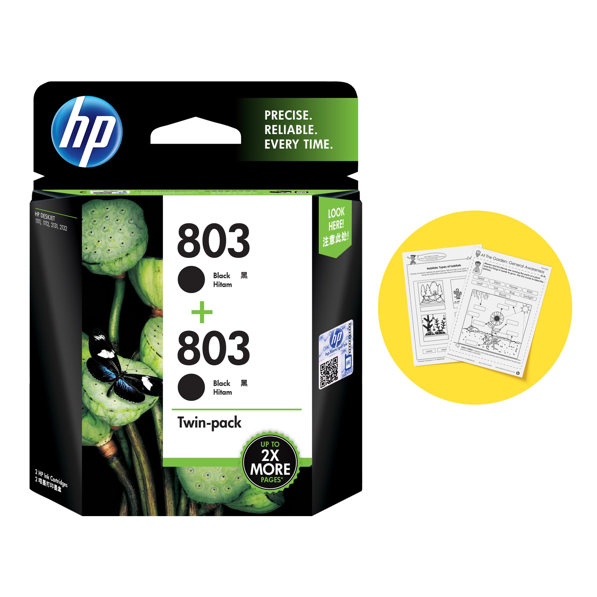 HP 803 2-Pack Economy Black Ink Cartridges (B07R1L3CDC) Amazon Price History, Amazon Price Tracker