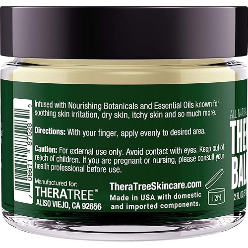 Miniatura 3 de Bálsamo de aceite de árbol de té con aceite de neem ayuda a combatir la irritación de la piel y ayuda a calmar la piel seca y con picazón TheraTree