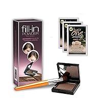 Vista 1 de Paquete de 3 cubra su polvo de relleno gris con Procapil (marrón medio) con champú sin sulfato