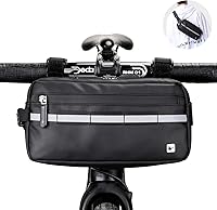 Vista 1 de Rhinowalk Bolso de manillar de bicicleta multifunción Bolsa frontal 3L Bolsa de marco de bicicleta Bolsa de hombro impermeable Bolso de cintura