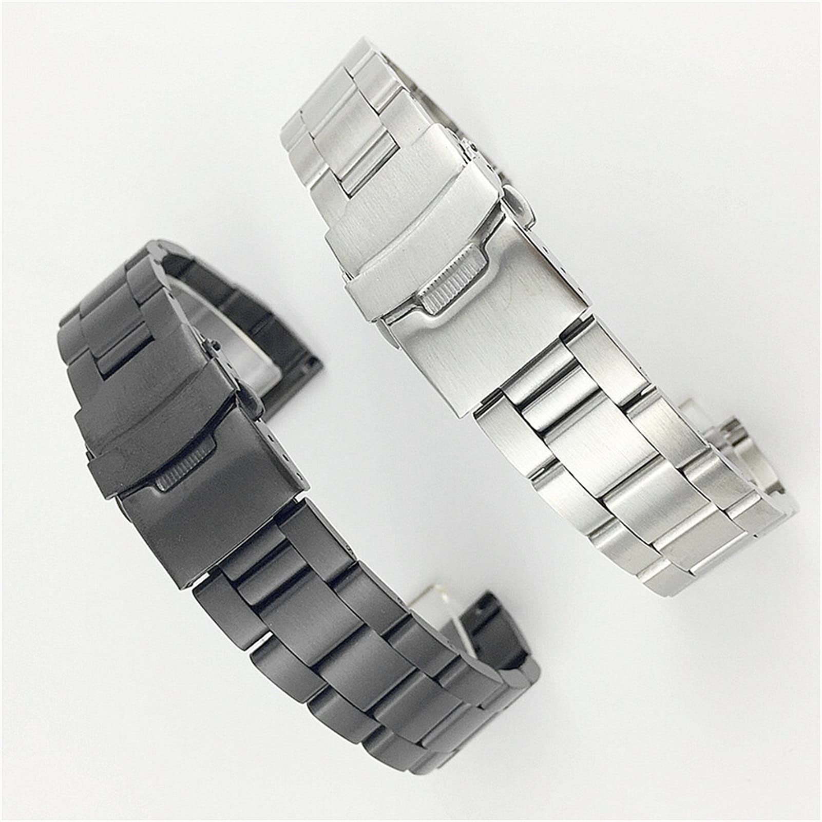Pasek do zegarka Quick Release Mesh Pleciony metalowy pasek ze stali nierdzewnej dla mężczyzn i kobiet Regulowany 18 mm, 20 mm, 22 mm Bransoletka / 18 mm/srebrny
