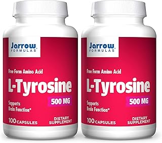 Jarrow Formulas Jarrow L-Tyrosine (500mg, 100 Capsules), 1 Units