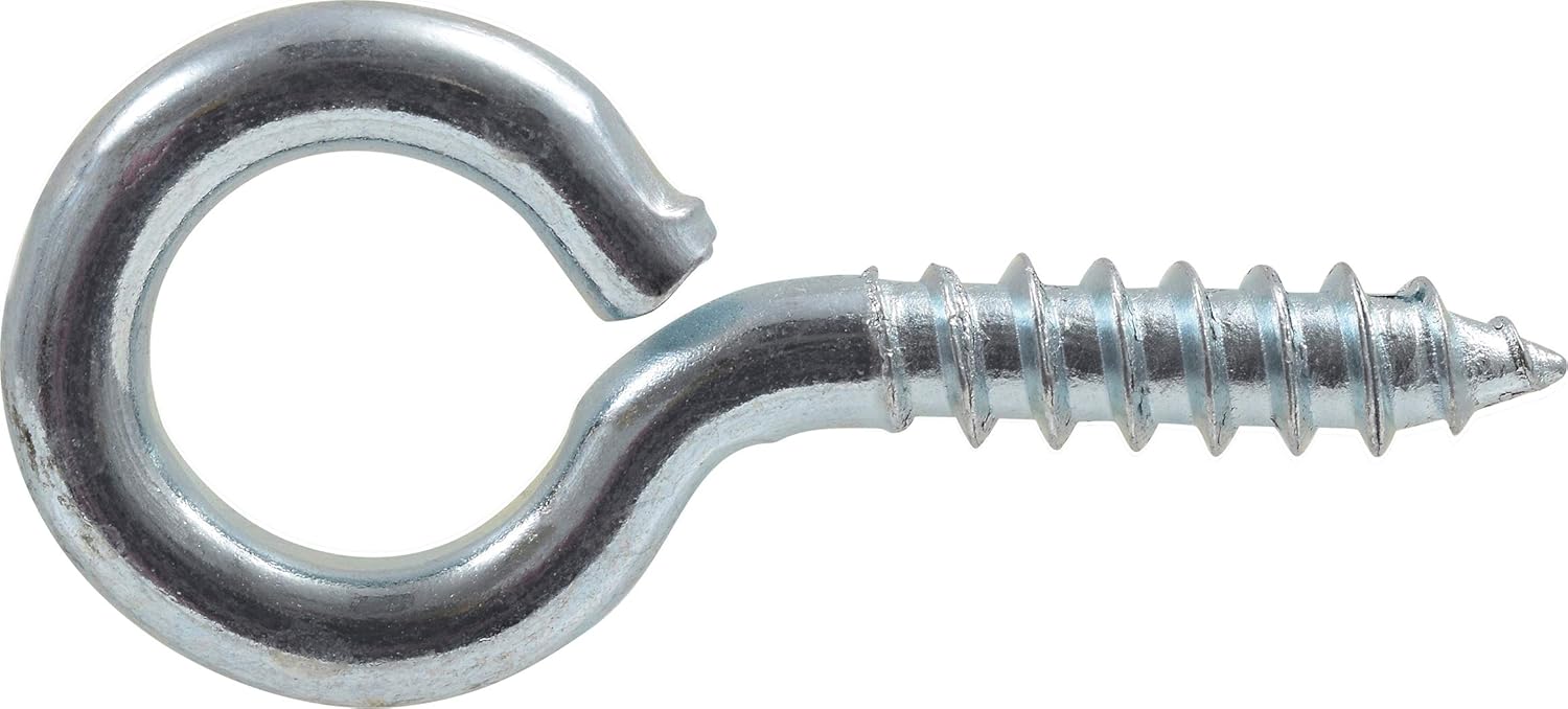 Hillman Screw Eye Zinc #14 x 1-1/16" Large 100 Pack, 320030