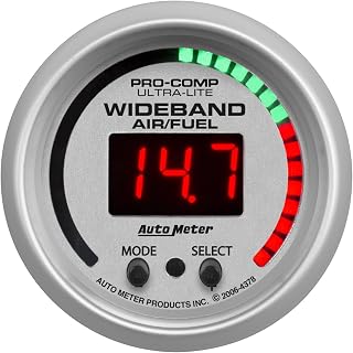 2-1/16" WIDEBAND PRO PLUS AIR/FUEL RATIO, 6:1-20:1 AFR, ULTRA-LITE