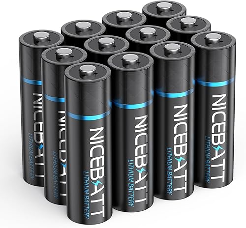 Miniatura 8 de Baterías AA de litio de 3500 mAh, 16 unidades, 1.5 V de alta capacidad, doble A, batería para cámara Blink congelador, termómetro, etc