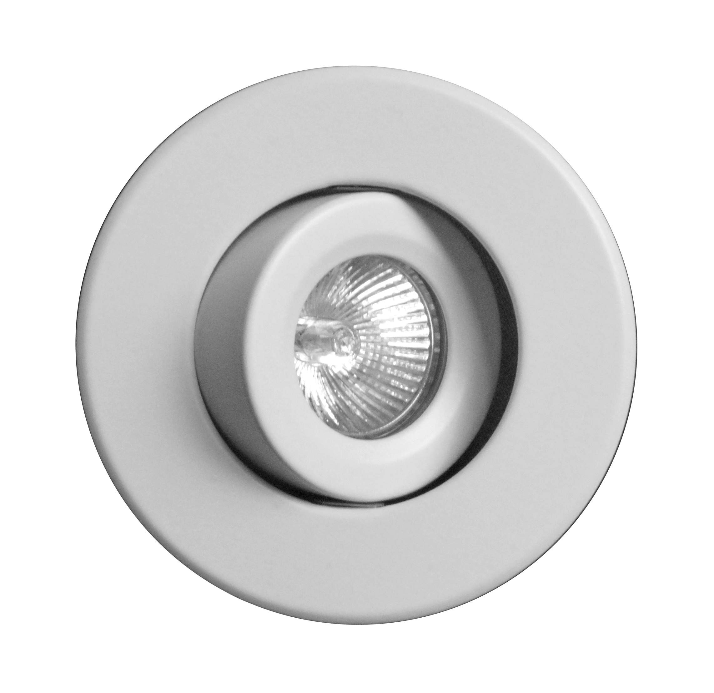 NICOR 4 Inch MR16 Gimbal Trim - White -4