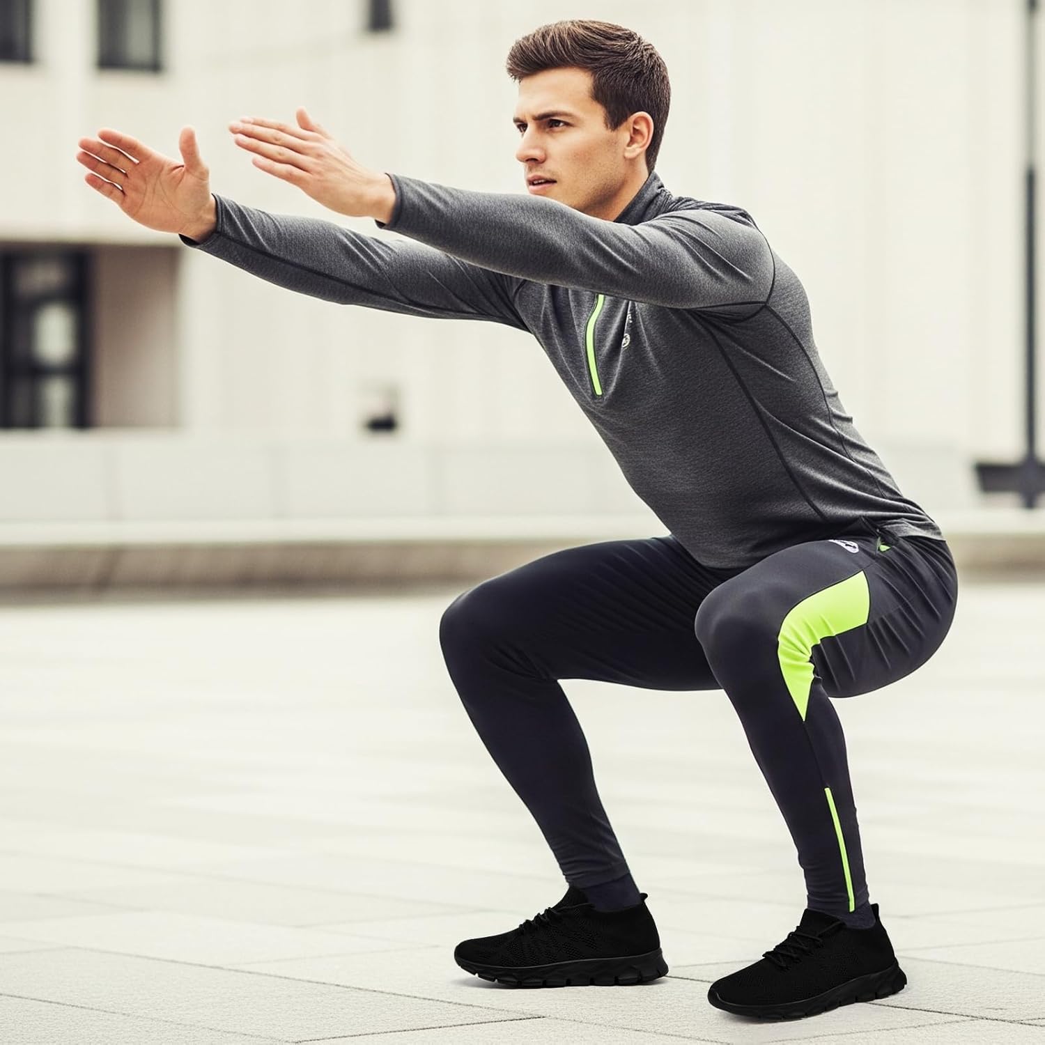 Mens Running Shoes All_Black 10.5 - Image 2