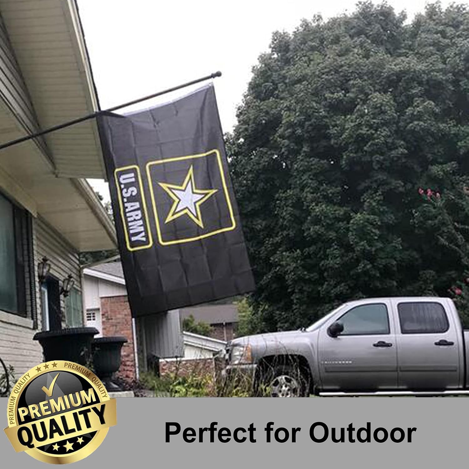 US Army Military Flag 3x5 Outdoor Double Sided- American United States Army Star Black Flags 3 Ply Heavy Duty Fade Resistant Banner for Outdoor Indoor Garage Wall - Image 7
