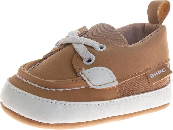 Josmo Unisex Baby Shoes Boys Girls Sneakers - Infant Slip On First Walking Shoes Toddler Casual Sneaker Crib Shoes (Size 2-4 Infant)