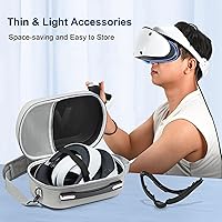 Vista 2 de Interfaz facial magnética para PSVR 2 de liberación rápida cubierta de cara soporte de carcasa para gafas PS VR2 accesorios antiarañazos