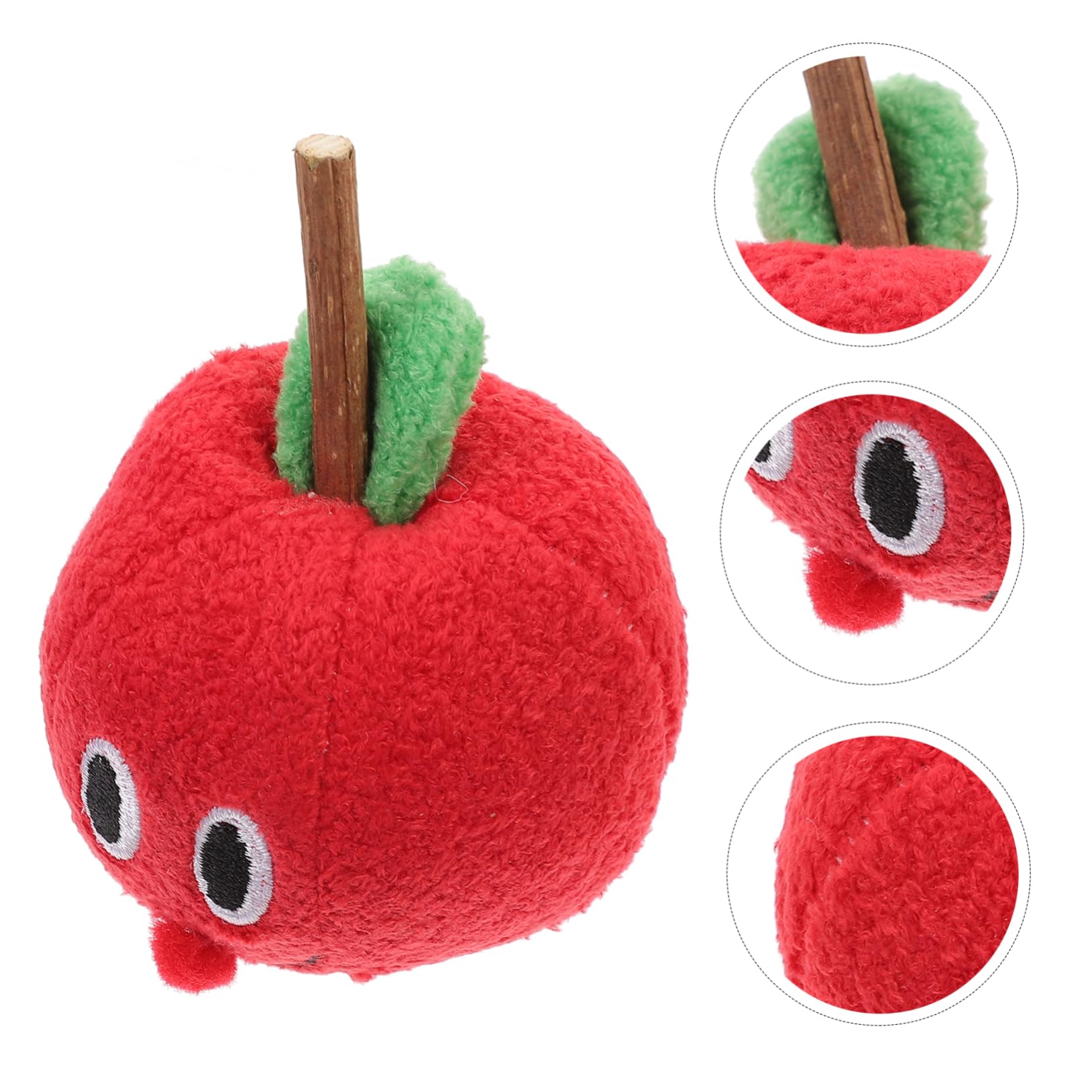 Jouet pour Chat Silvervine en Peluche, Fruit, Rouge, Chatons