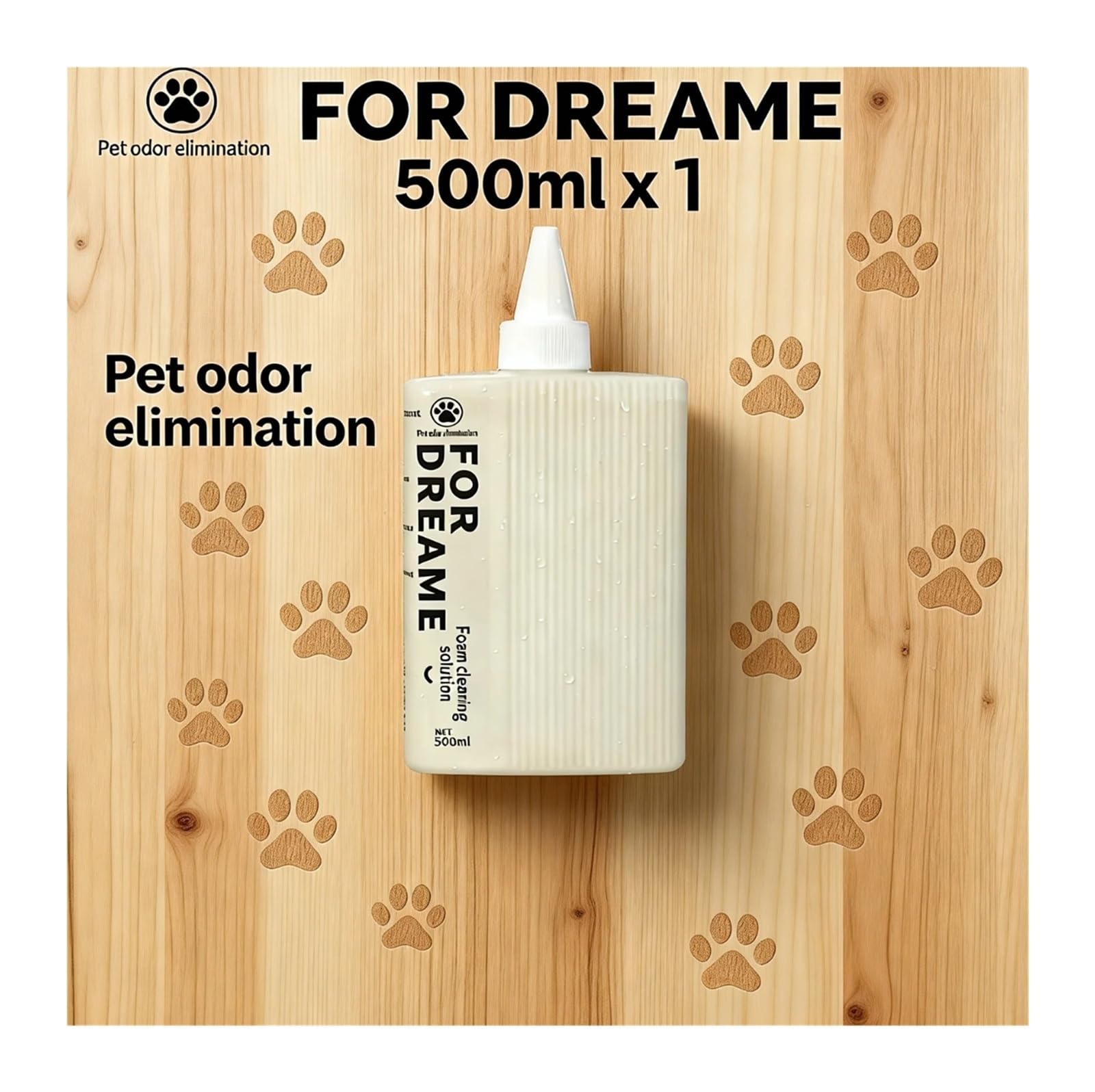 Compatible con Dreame H15 Pro, H14, H13, solución limpiadora de pisos compatible y eliminador olores mascotas en espuma, aroma a flores frutas, 500 ml x 3