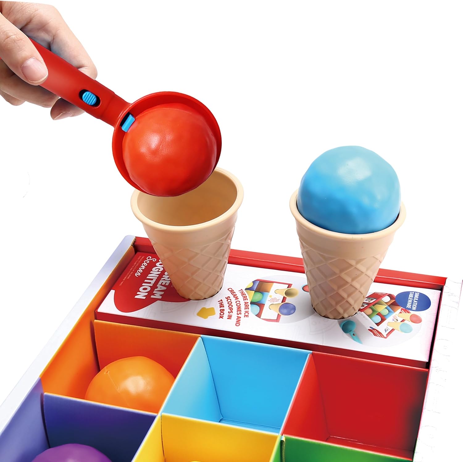 Ice Cream Toy (9 Pcs) Pretend Play Toys for Togo Ubuy - Main Image