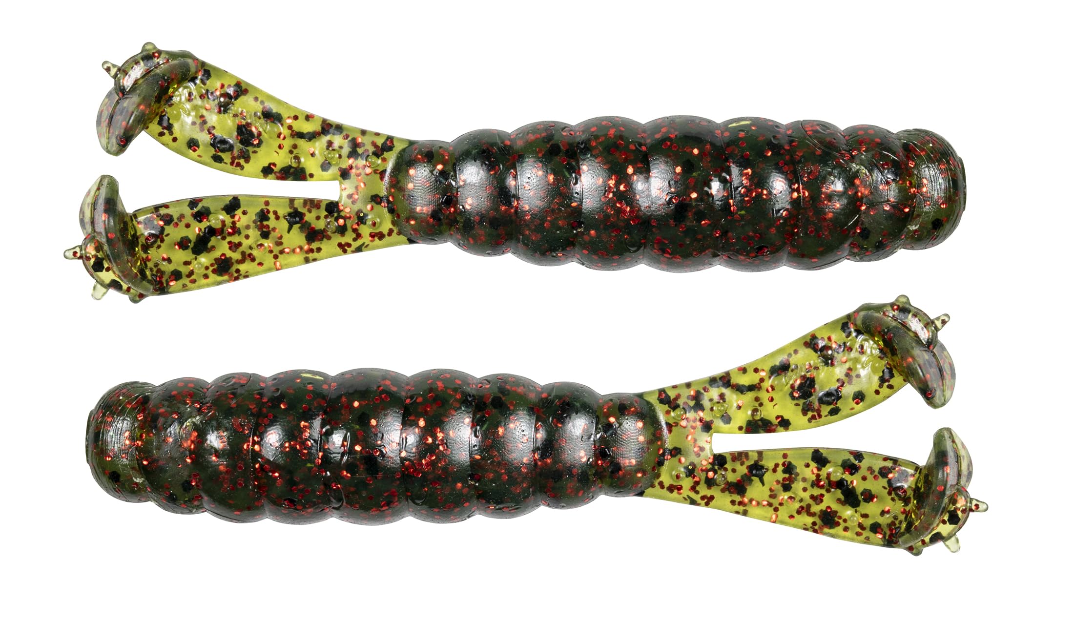 Z-MAN Billy Goat 4 1/4 inch Soft Plastic Grub 3 Pack Watermelon Red