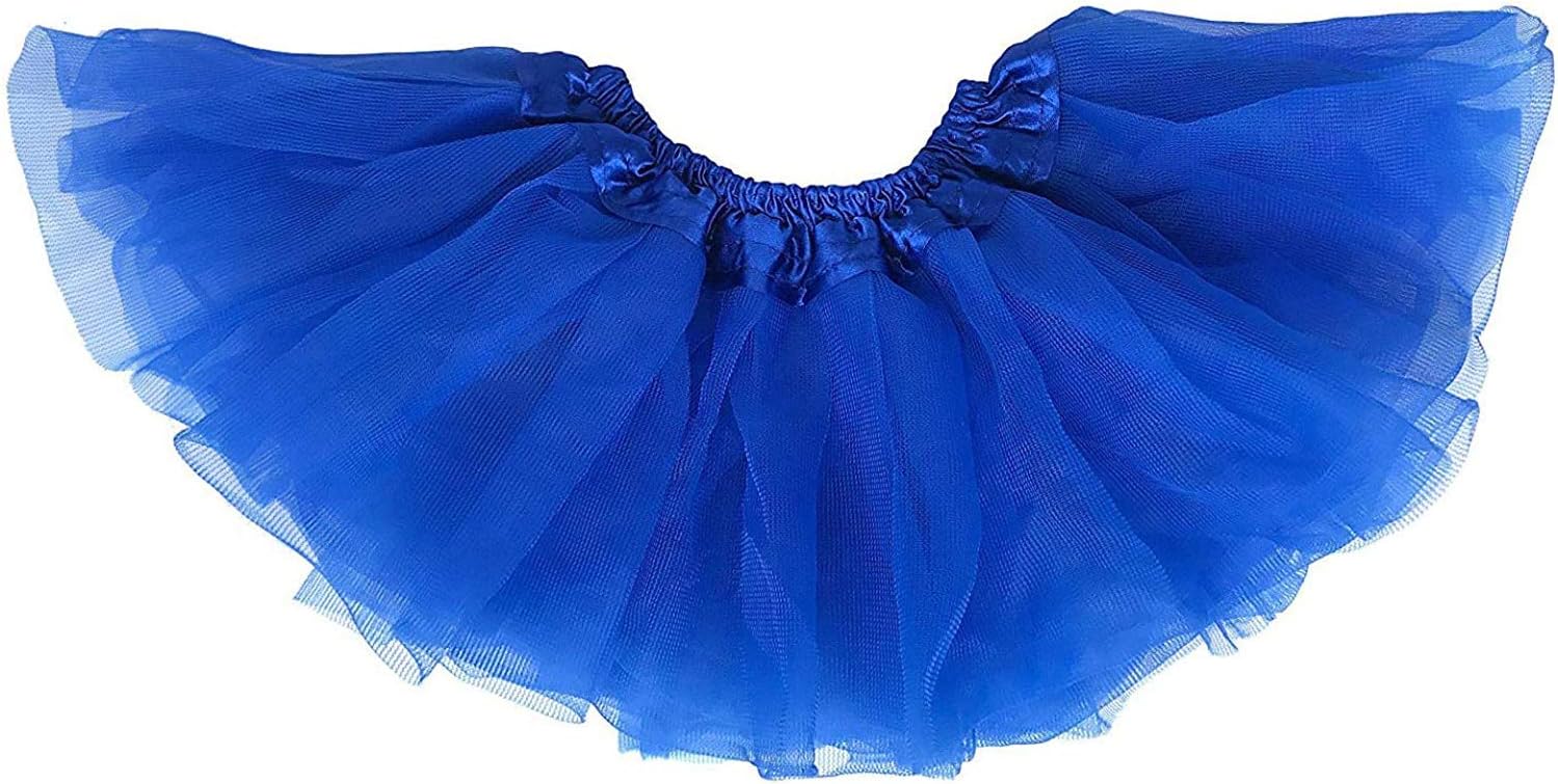 Dancina Tutu Skirt for Girls Ages 0M–13Y – Baby, Toddler, Little & Big Kid Sizes – Fluffy Tulle with Soft Elastic Waist