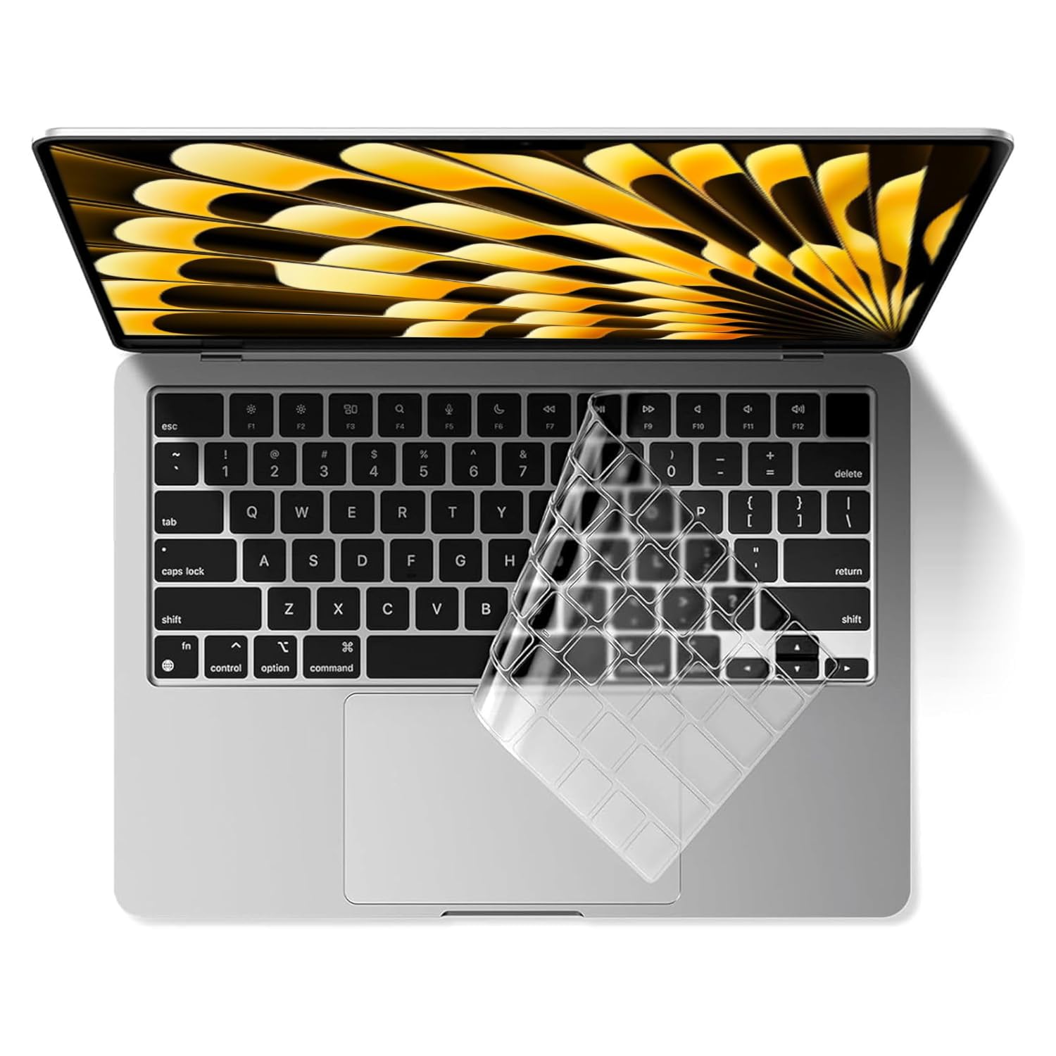 Tukzer Premium Keyboard Cover Compatible for 2026 MacBook Neo 13, 2026 2025-2021 M5-M2 MacBook Air 13/15,M5-M1 Pro/Max MacBook Pro 14/16, Laptop Accessories Ultra Thin Protector Skin - TPU Clear — Amazon image 9