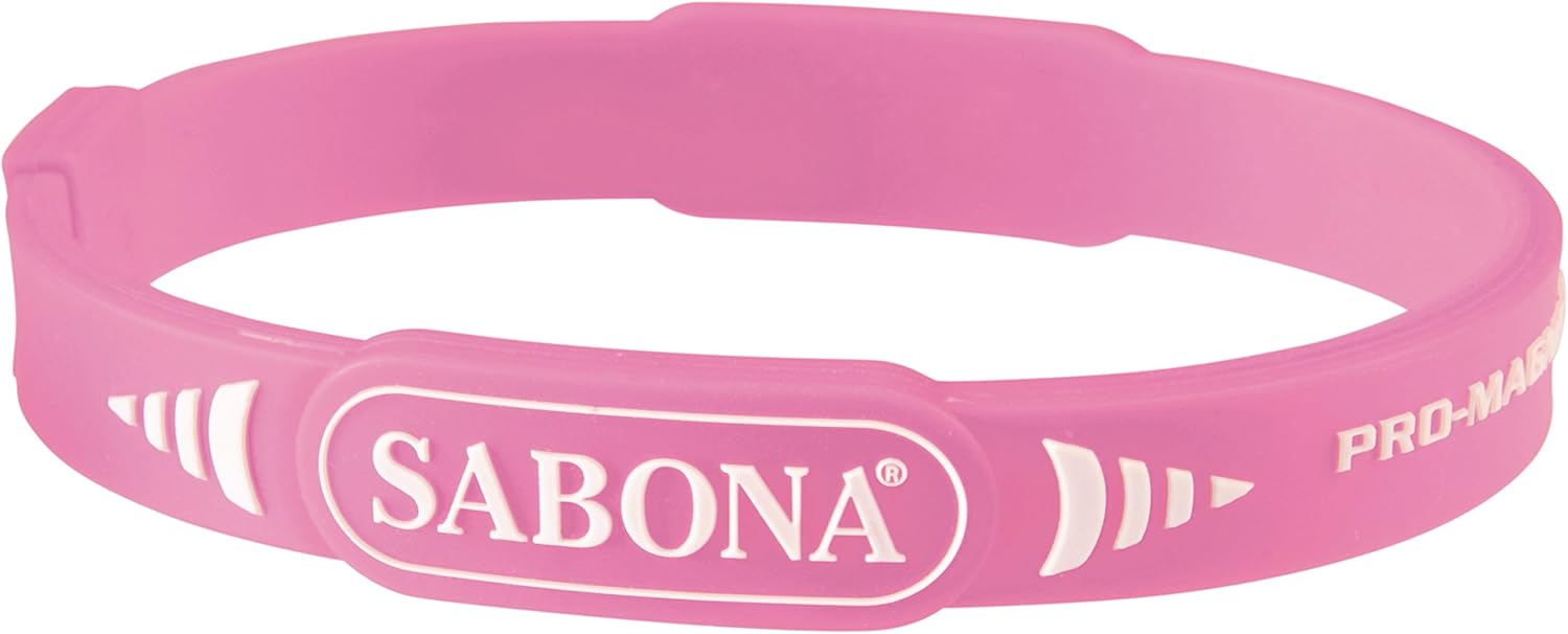 Sabona Pro-Magnetic Sport Wristband, Pink Wristband, Large, 7.5” : Sports & Outdoors