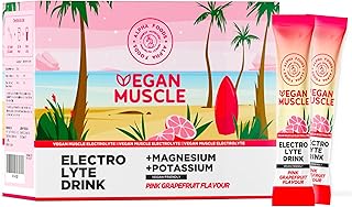 Alpha Foods Electrolytes Powder - Pink Grapefruit Flavored Electrolyte Drink - Mineral Complex Without Sugar, with Sodium, Magnesium, Potassium - Vegan - 30 Servings of Electrolytes