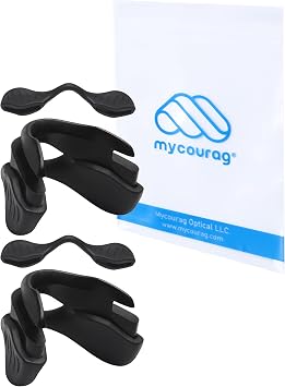 2 Pairs Replacement Nose Pads Nose Pieces for Oakley Si Ballistic M Frame Alpha OO9296 Sunglasses