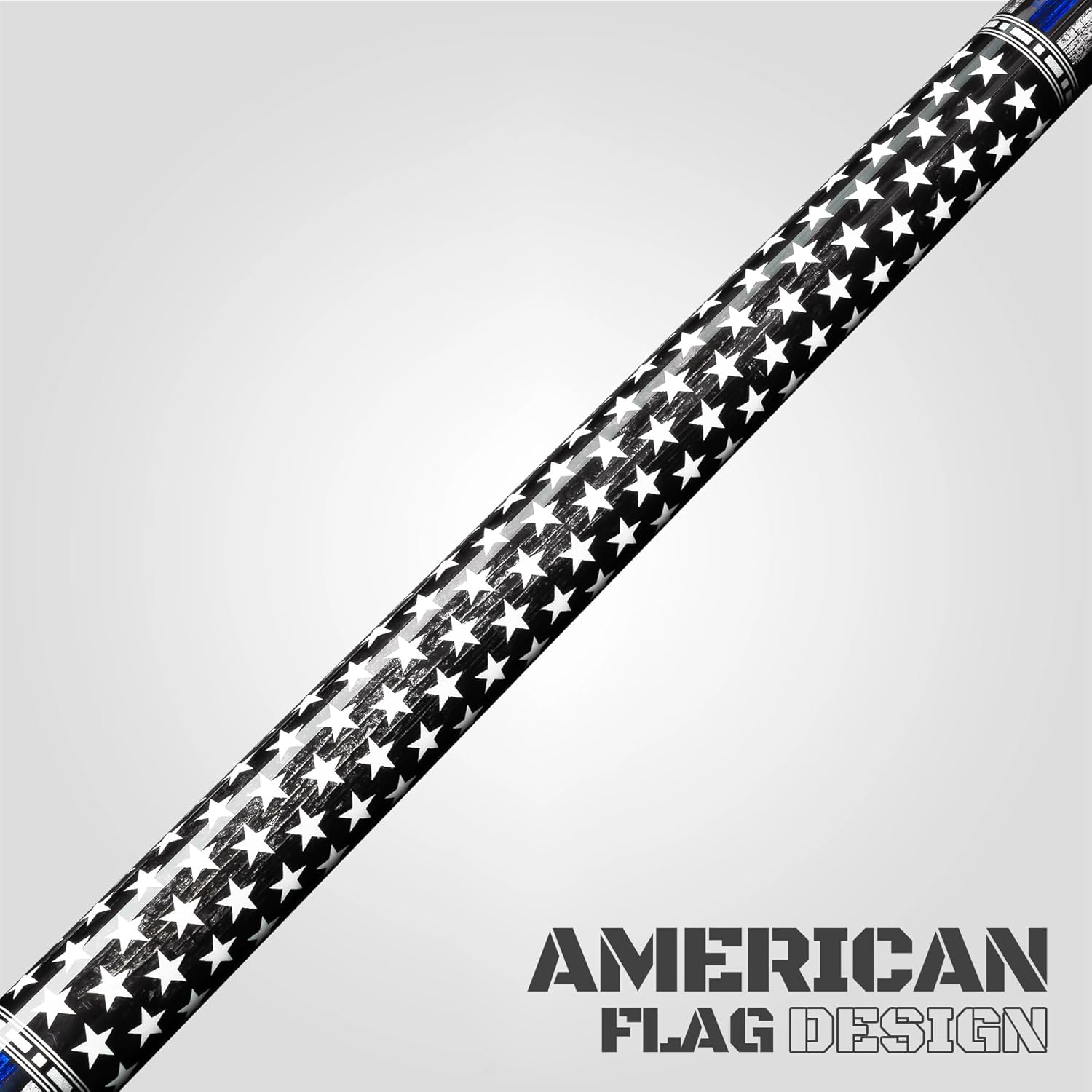 RHINO Voyager - Allstar Pool Cue, 3/8-8 Joint, 12.5mm Tip Diameter, Premium Carbon Fiber Shaft and Composite Butt