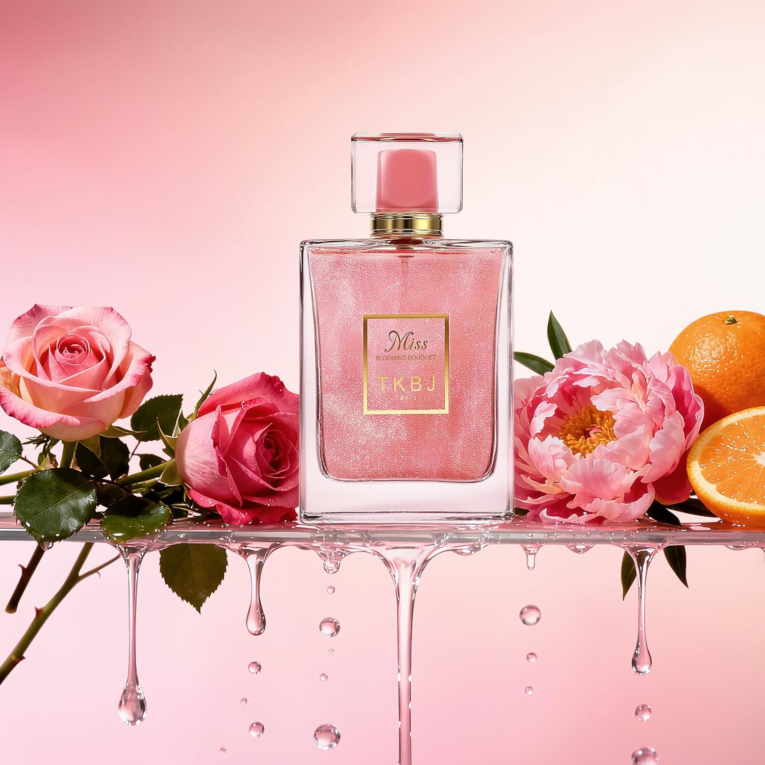 Miss Blooming Bouquet Eau de Toilette for Women, Floral Fruity Perfume with Peony & Musk - Inspired by Dioor, 3.4 oz / 100ml, Elegant & Long-Lasting Fragrance - Image 2