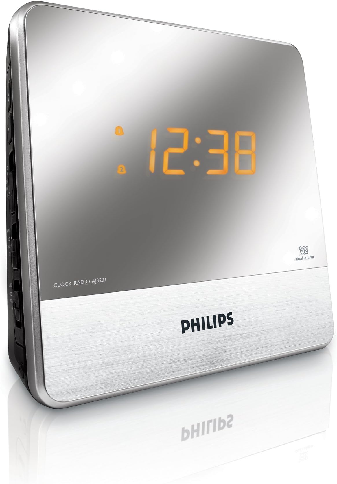 Philips AJ3231 Mirror Finish Clock Radio