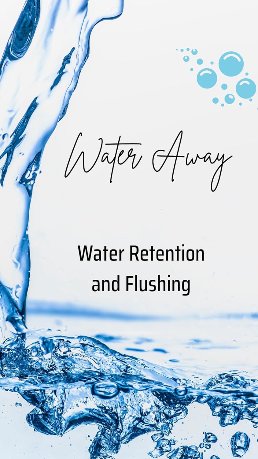 Water Away Supplement - Urinary Health, Water Retention, Natural Diuretic to Expel Water Away, Feel Better & Lighter, Bloating Relief - 2 Bottle 120 Capsules