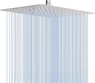 NearMoon Rain Shower Head, High Flow Stainless Steel Square Rainfall Sho...