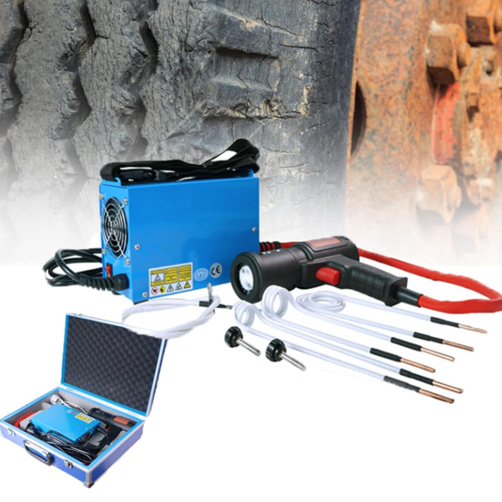 Kit chauffage induction magnétique 1500W outil boulon rouillé boîte