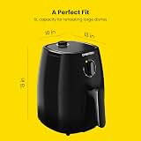 Chefman TurboFry 5-Quart Air Fryer, Integrated 60-Minute Timer for Healthy Cooking, Cook with 80% Less Oil, Adjustable Temperature Control, Nonstick Dishwasher-Safe Basket and Tray, Black — image 7