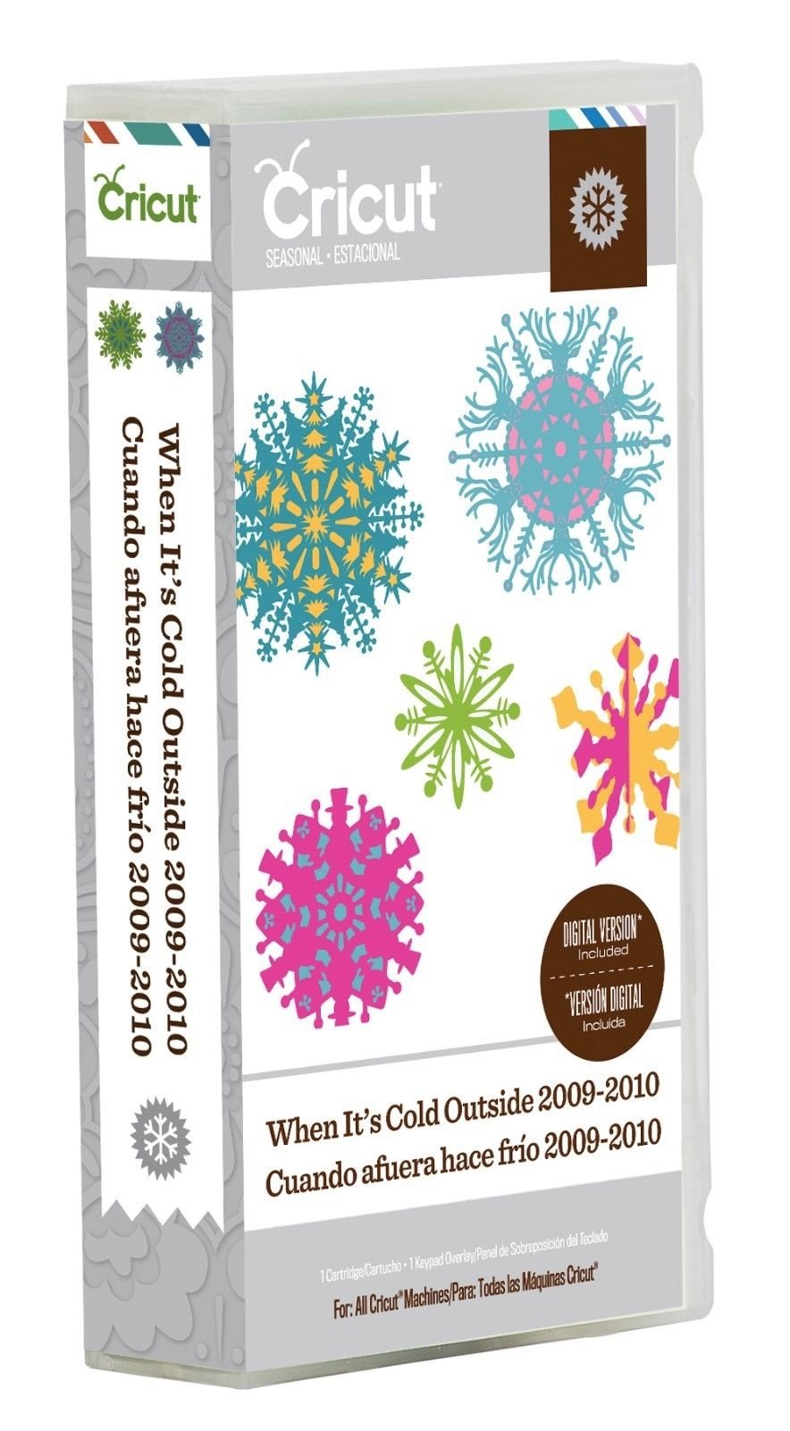 Cricut Cartouche saisonnière de motifs d'hiver pour cartes de vœux faites maison