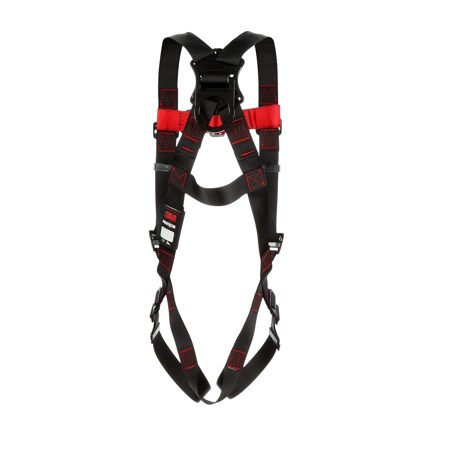 3M Protecta Vest-Style Climbing Harness 1161555, Black, X-Large, 1 EA/Case