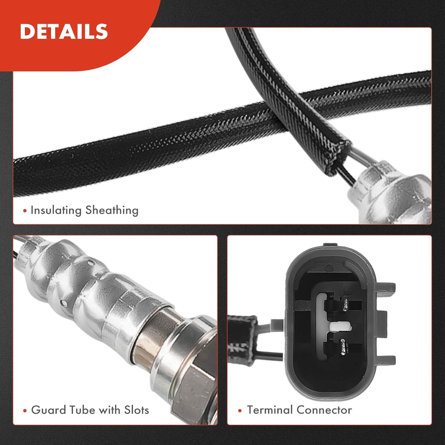 A-Premium O2 Oxygen Sensor Compatible with Toyota Corolla 1996-1997 1.6L, Corolla 1995-1997 1.8L & Geo Prizm 1995-1997 1.6L, Upstream and Downstream, 2-PC Set, Replace# 8946512380, 8946520250